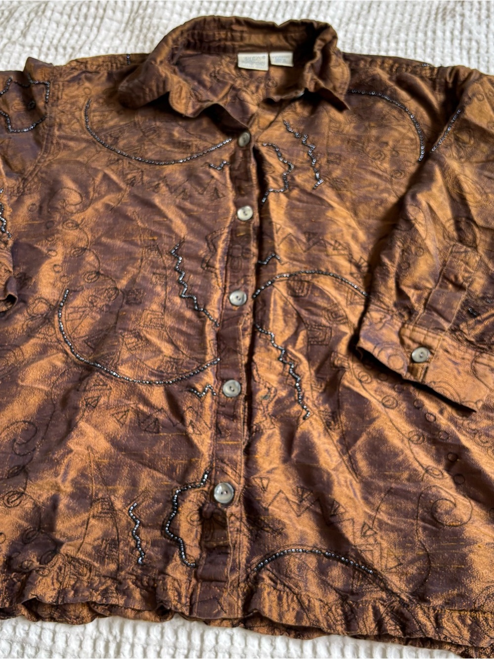 Blue Bayou button up - Picture 2 of 6